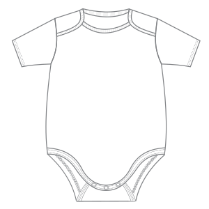 Moldes de confeccion para BEBES Bodies